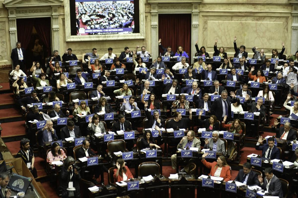 FOTO: La Cámaraa de Diputados aprobó la Boleta Única de Papel. (Foto: NA)