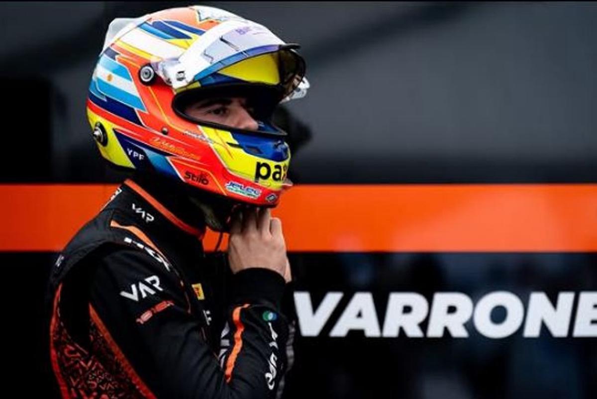 Nicolás Varrone durante su breve paso por Van Amersfoort Racing.
