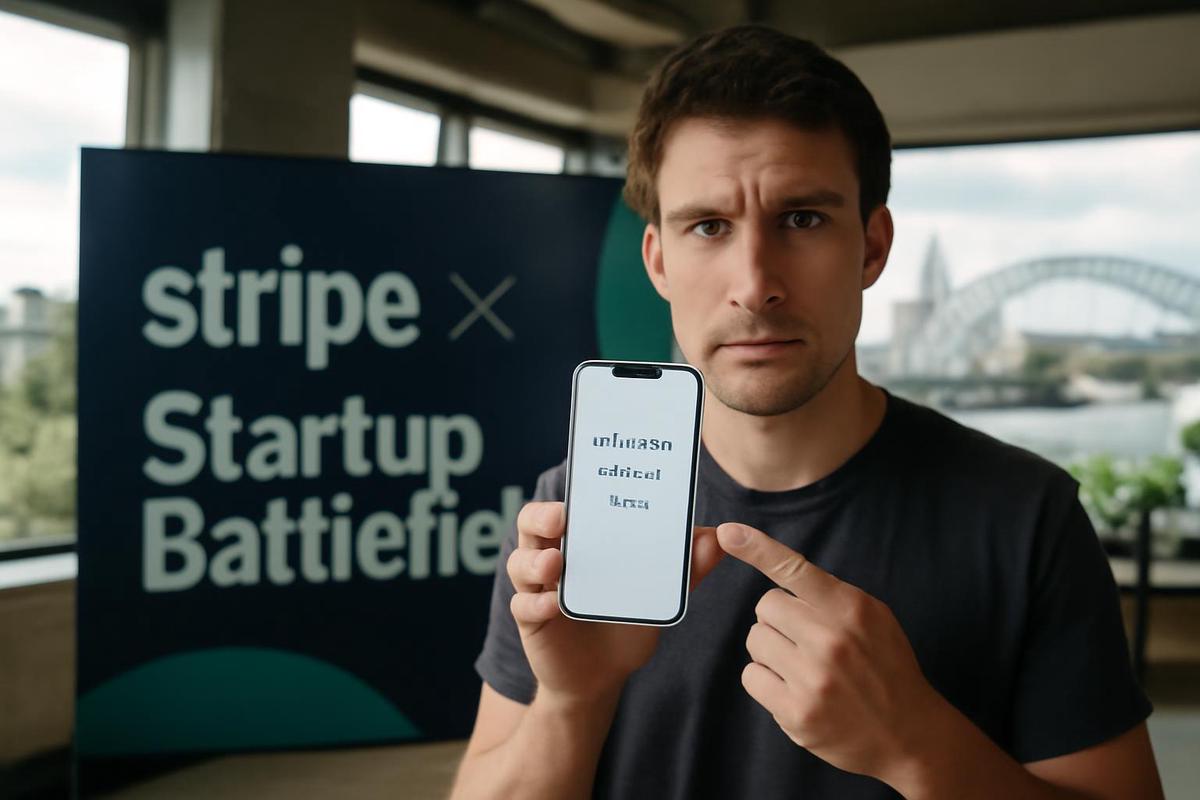 Promocional del evento Stripe x Startup Battlefield