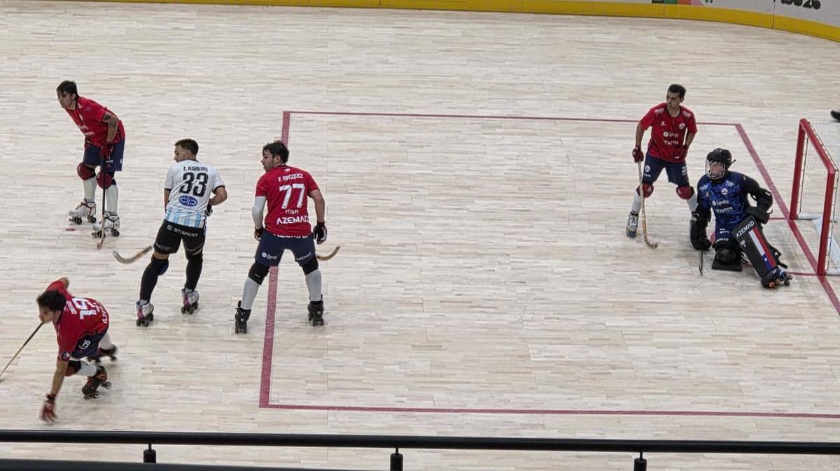 Argentina venció a Chile en el Mundial de Hockey sobre Patines.