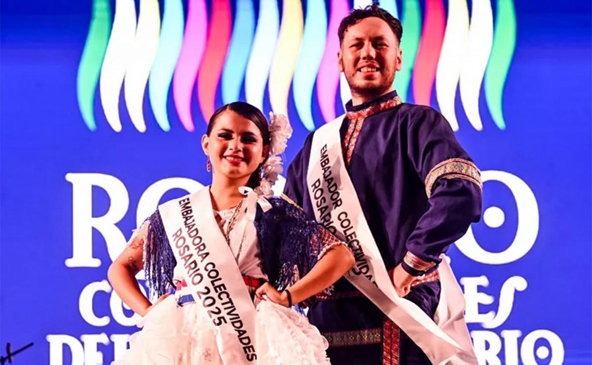 Colectividades: los embajadores 2025, Erika Aguayo y Alejo Piturluk.