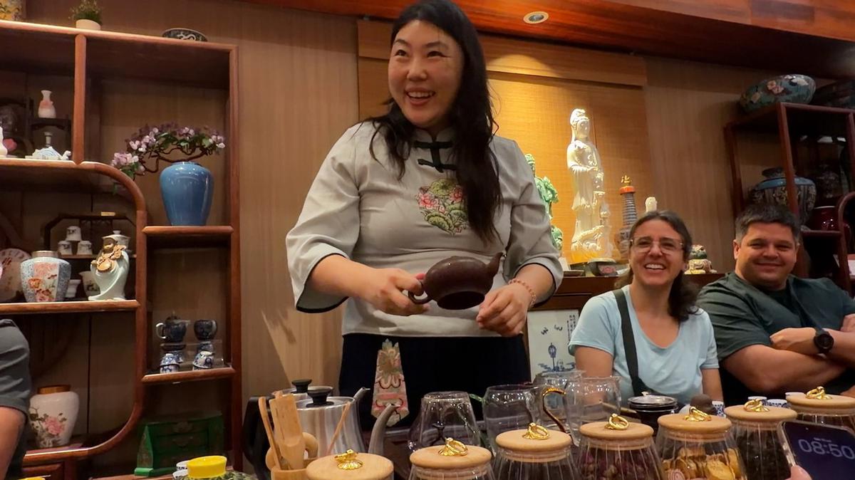 La ceremonia del té, parte de la idiosincrasia de China.