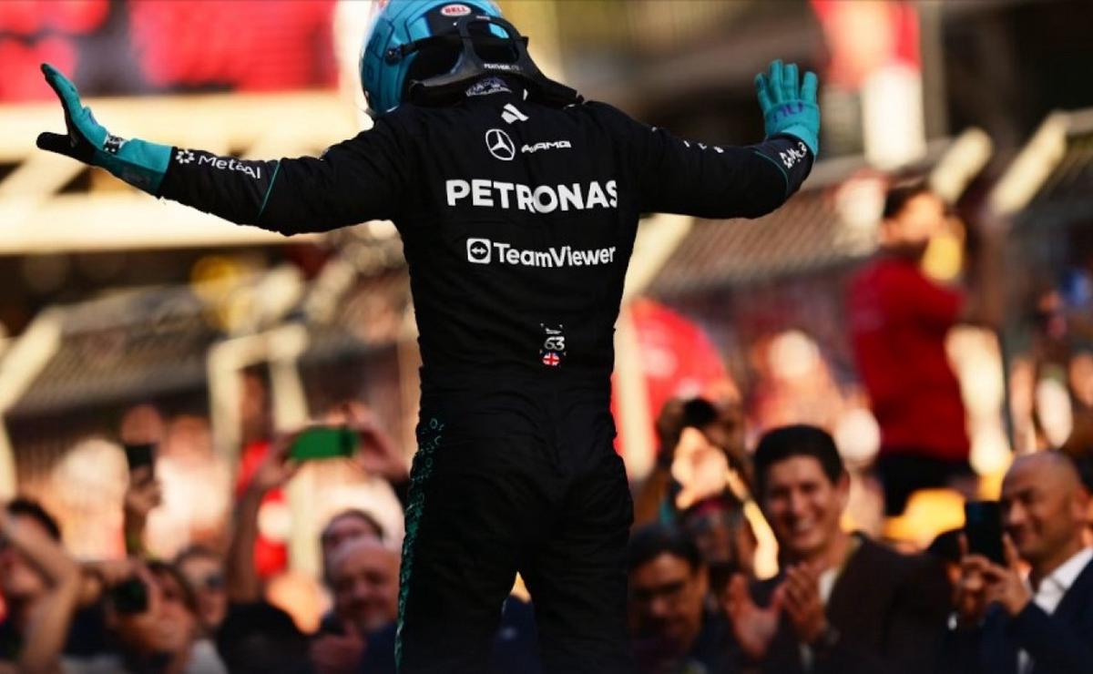 Russell volvió a ganar en Bakú, después de 6 carreras y pareció revivir