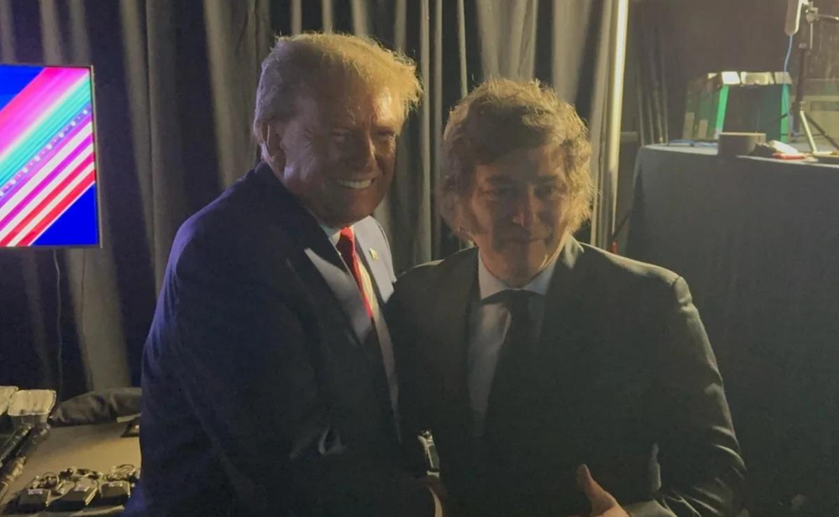 FOTO: Donald Trump y Javier Milei.