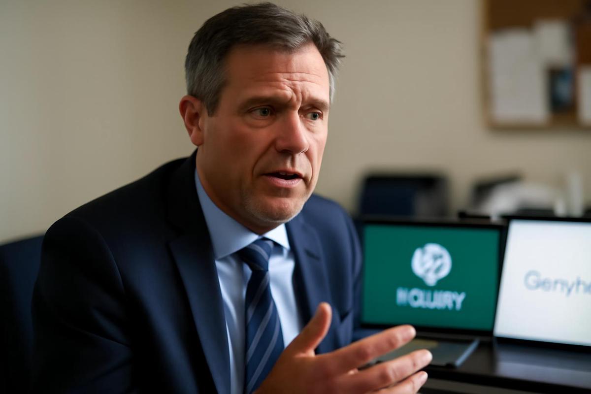 Imagen de alerta sobre riesgos de IA