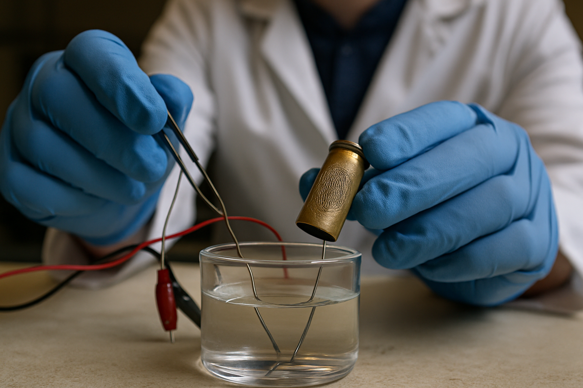 Huellas dactilares recuperadas de balas disparadas