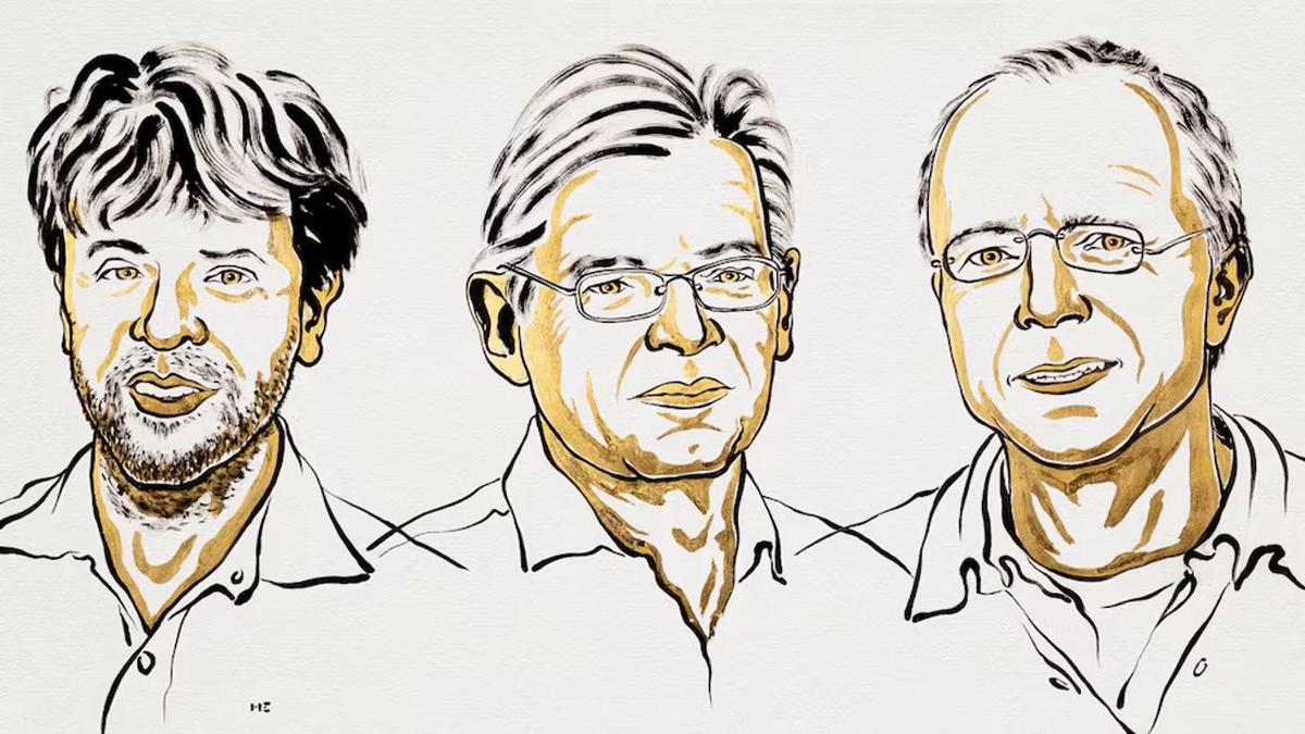 Los científicos galardonados.