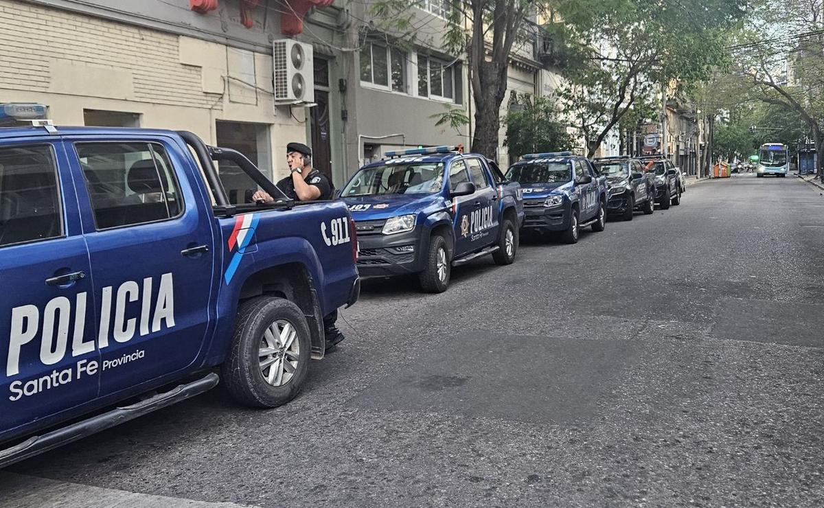 FOTO: Amplio despliegue policial en la zona de la fuga.