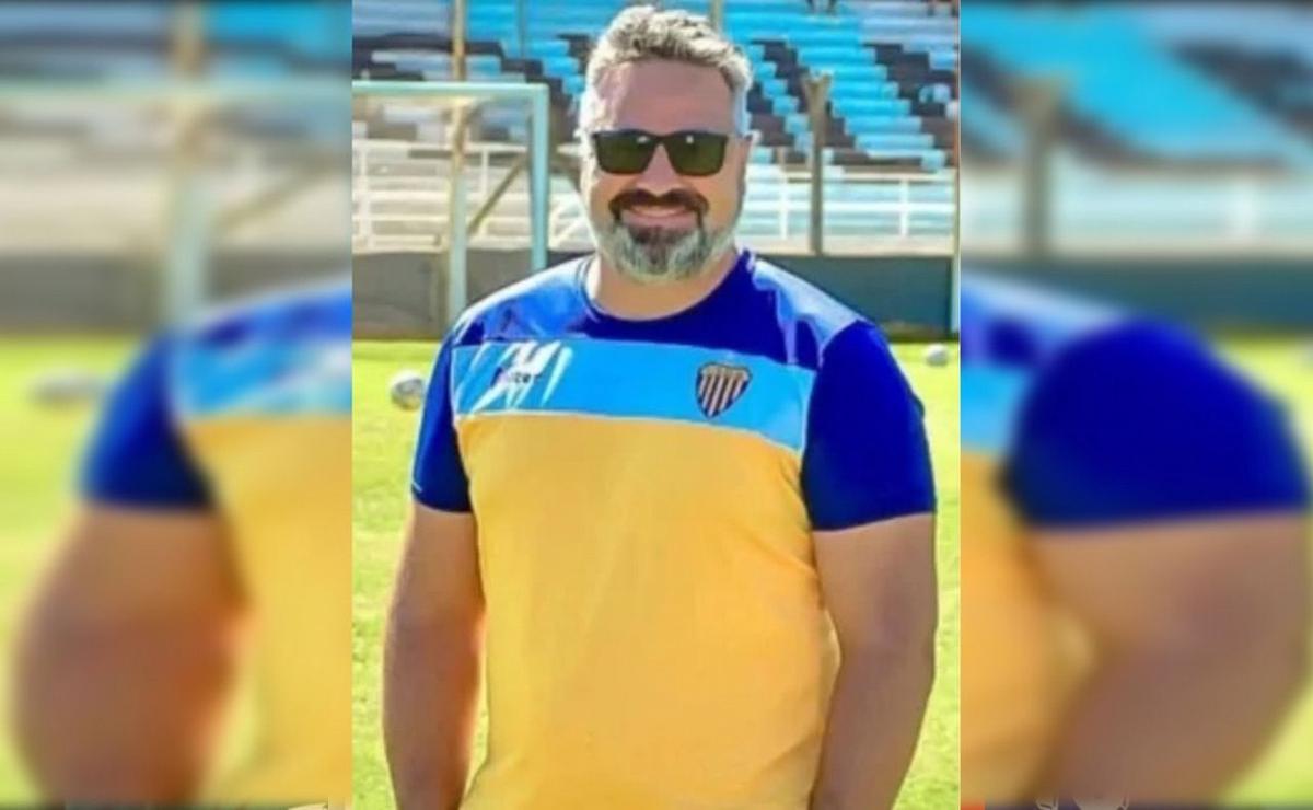 Mario Daniel Herenda, jefe de prensa del club Sportivo Dock Sud.