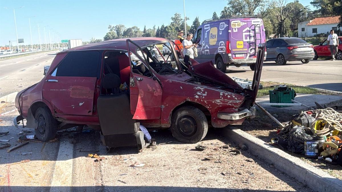 Un siniestro vial genera un corte total en la circulación y provoca demoras