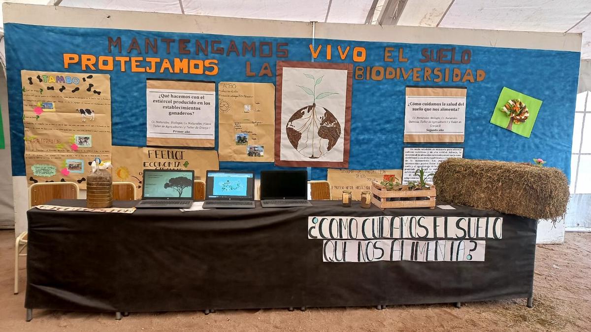 FOTO: Los jóvenes trabajan en proyectos relacionados al agro y al ambiente