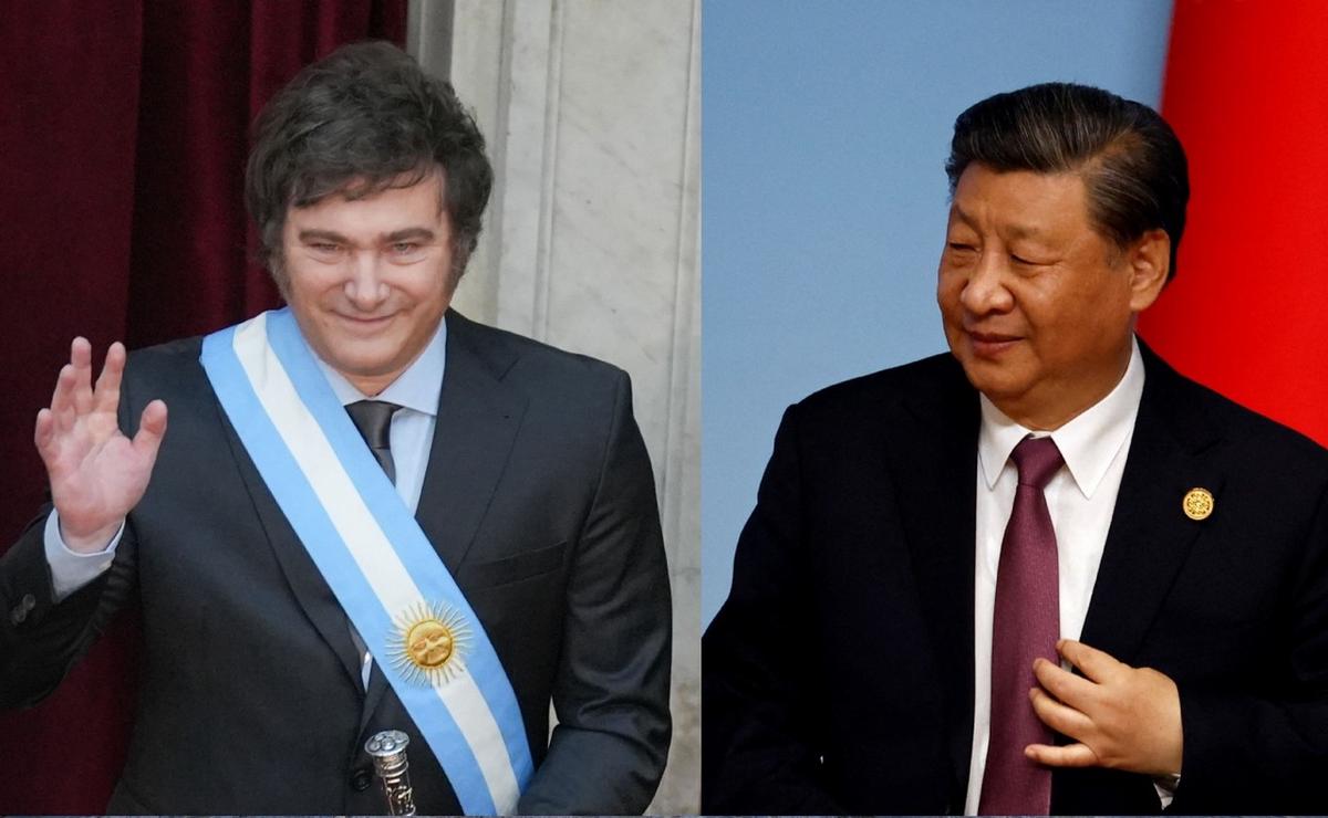 FOTO: Milei y Xi Jinping.