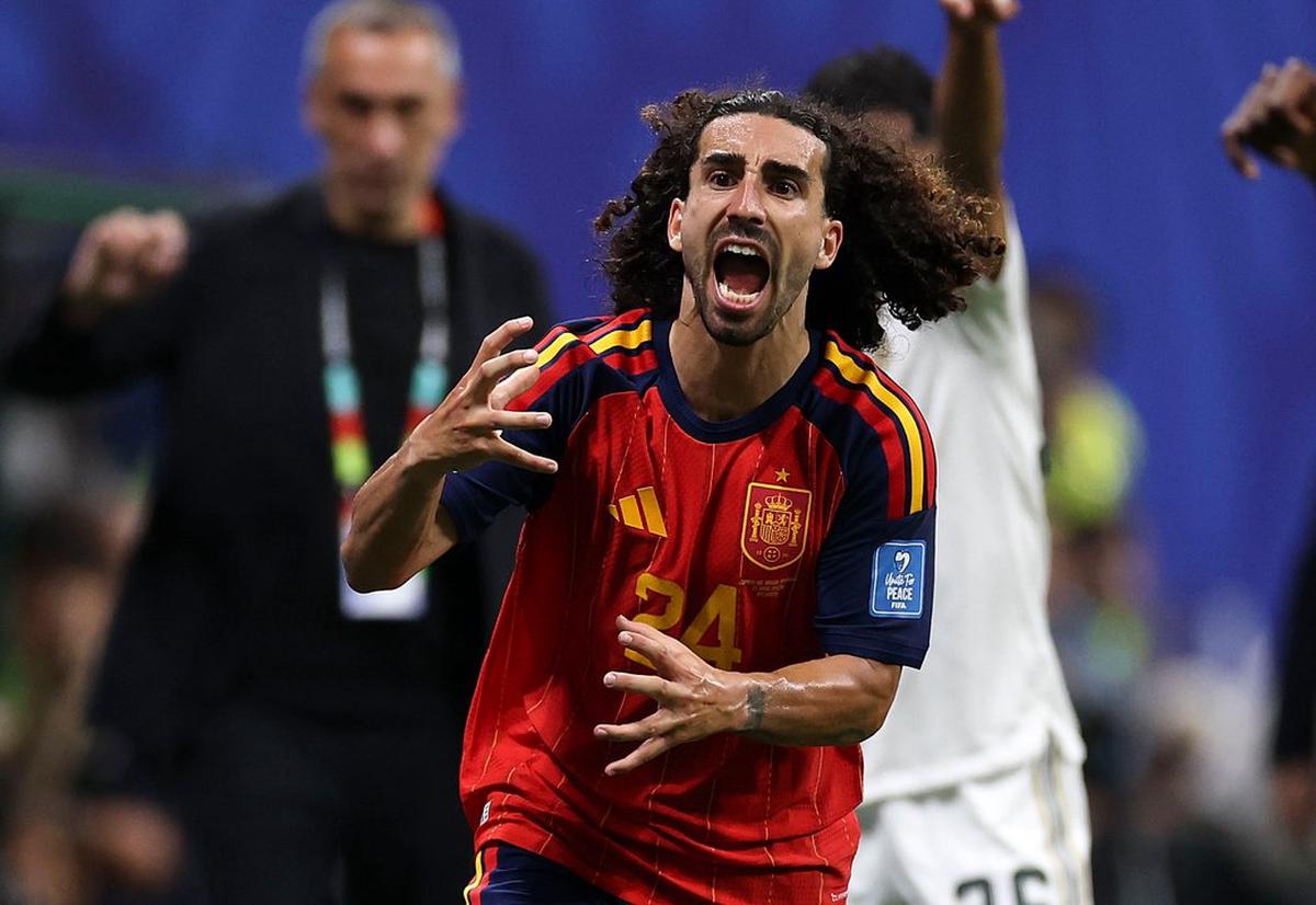 Marc Cucurella, la figura española que brilla en las redes sociales.