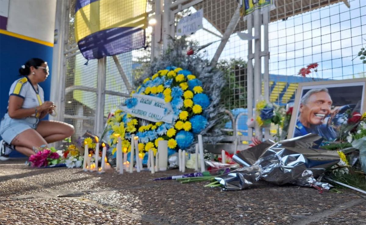 Centralistas y rosarinos homenajean a Russo en las adyacencias del Gigante.