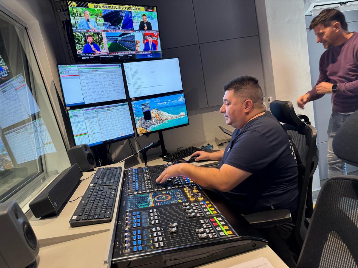 FOTO: El Titi Ciabattoni estrenó el nuevo estudio donde hará 