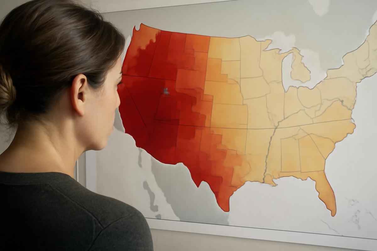 Los estados de EE.UU. se calientan, pero no de la forma esperada