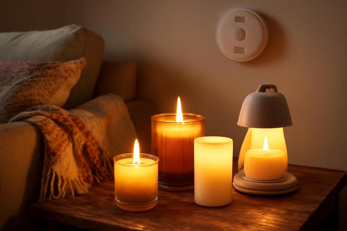 Consejos de seguridad para el uso de velas en el hogar