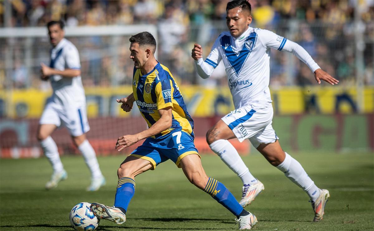 FOTO: Rosario Central vs. Vélez Sarsfield. Torneo Apertura. Liga Profesional 2025.  