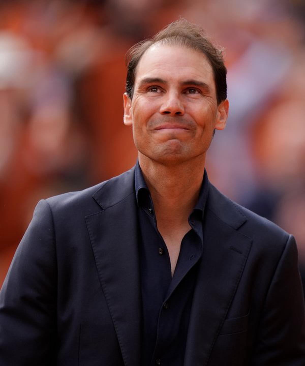 Rafael Nadal durante un homenaje en Roland Garros, torneo que ganó en 14 oportunidades.